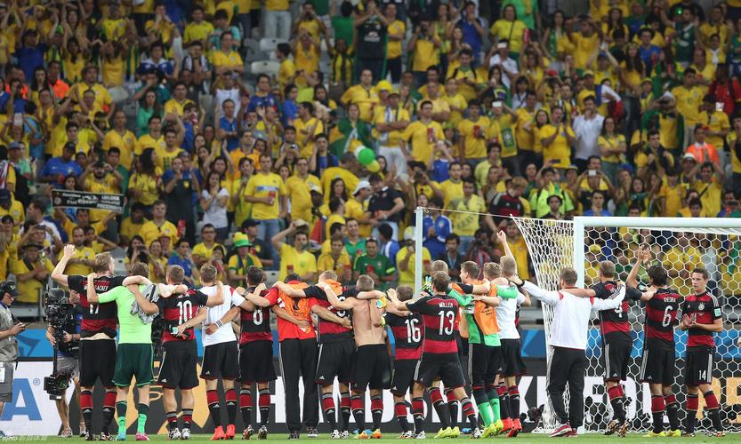 2014德国vs巴西赛后的相关图片