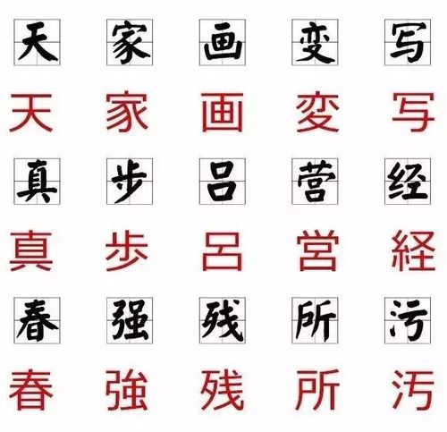 中国汉字vs日本汉字写法的相关图片