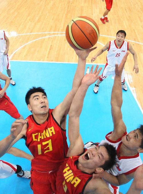 朝鲜男篮vs中国男篮的相关图片