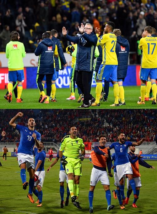 欧洲区附加赛瑞典vs意大利的相关图片