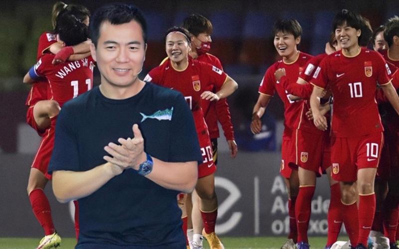 黄健翔解说日本vs中国女足的相关图片